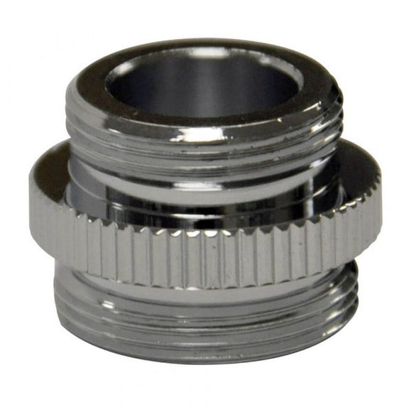 Danco 3/8 in.-18 IPSM x 55/64 in.-27M Small Snap Coupling Dishwasher Aerator Adapter in Chrome