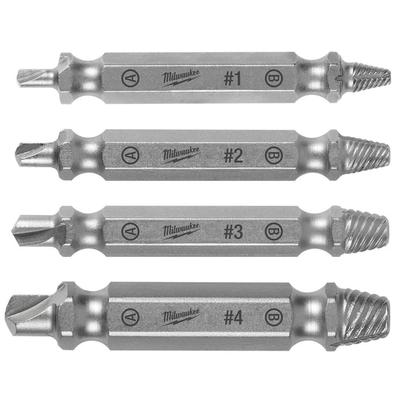 Milwaukee M2 Steel Screw Extractor Set (4 PC)