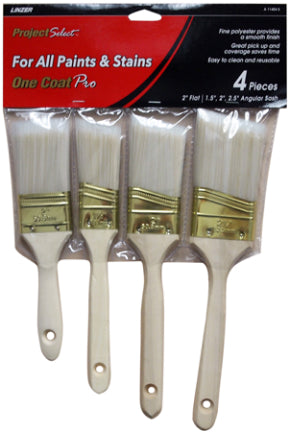 11404 S BRUSH SET 4 PK  ONE COAT PRO