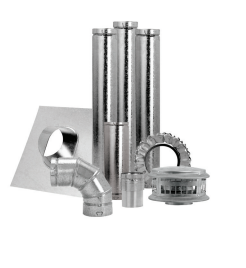 DuraVent Round Type B Gas Vent Vertical Kit (4