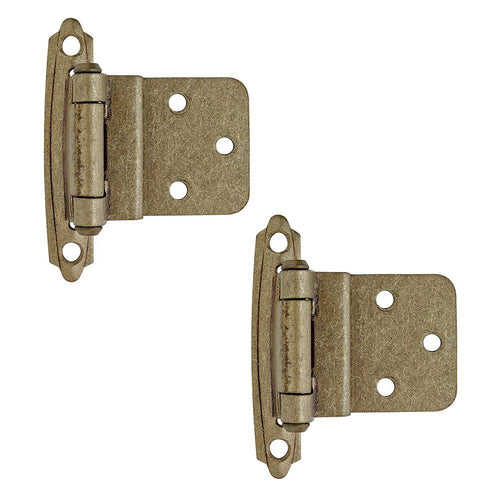 Amerock Self Closing Face Mount 3/8 in. (10mm) Inset Hinge (Pair)