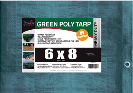 30 X 40 BRN/GRN RE VERSIBLE TARP