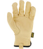 Mechanix Wear Leather Work Gloves Leather Cow Driver Women's Medium, Brown