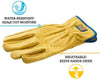 Wells Lamont Men’s HydraHyde Full Leather Slip-On Work Gloves