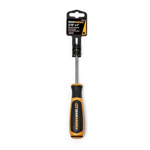 GearWrench 3/16 x 4 Cabinet Dual Material Screwdriver