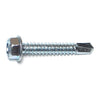 Monster Fastener Zinc Plated Steel Hex Washer Head Self-Drilling Screws