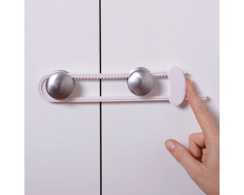 Dreambaby Sliding Locks With Catch - 2 Pack, White