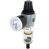 Milton Industries 1/4 NPT Polycarbonate Mini Piggyback FR Duo Filter-Reducer with Gauge
