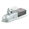 CURT 2 Straight-Tongue Coupler with Posi-Lock 2-1/2 Channel, 3,500 lbs, Zinc #25135