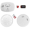 First Alert 10-Year Battery Smoke Alarm and Battery-Operated Carbon Monoxide Alarm Value Pack