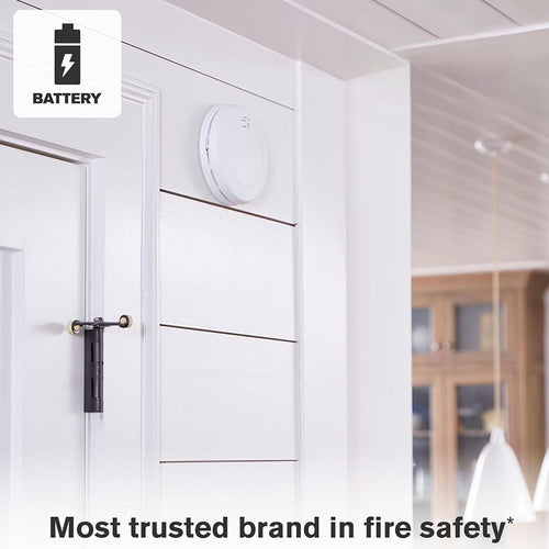 First Alert 10-Year Battery Smoke Alarm and Battery-Operated Carbon Monoxide Alarm Value Pack