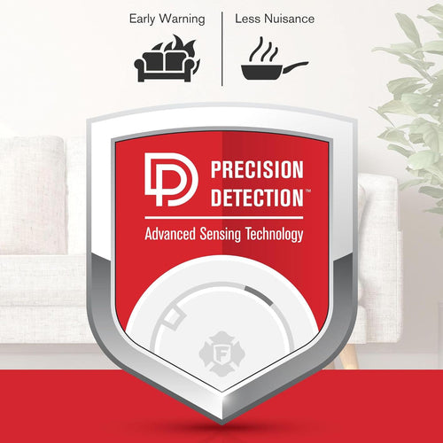 First Alert 10-Year Battery Smoke Alarm and Battery-Operated Carbon Monoxide Alarm Value Pack
