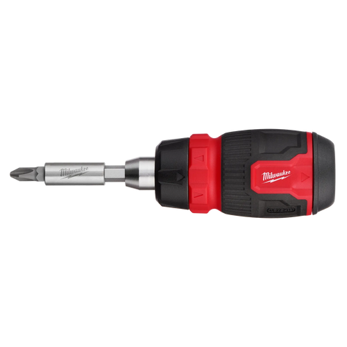 Milwaukee 8-in-1 Ratcheting Compact Multi-Bit Screwdriver