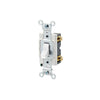 Leviton 20 Amp, Toggle Switch, Single-Pole, Quiet Switch, Commercial Spec Grade