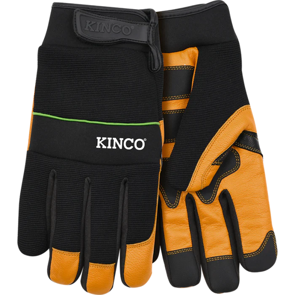 Kinco Pro™ Premium Grain Goatskin & Synthetic Hybrid with Pull-Strap (Large)