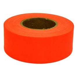 Flagging Tape, Glo Orange, 150-Ft.