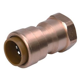 Adapter Pipe Fitting, 1/2-In. Copper x 1/2-In. Female Thread