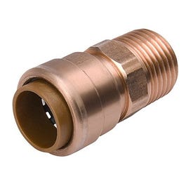 Adapter Pipe Fitting, 1/2-In. Copper x 1/2-In. Male Thread