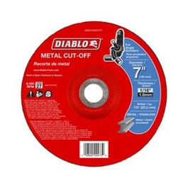 Metal Cut-Off Disc, Type 27, 7 x 1/16 x 7/8-In.