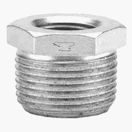 Hex Bushing, Galvanized, 2 x 1.5-In.