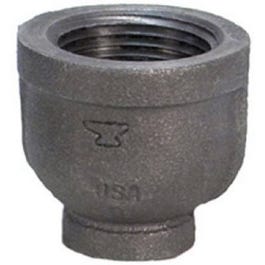 Pipe Fitting, Reducing Coupling, Black, 3/8 x 1/4-In.