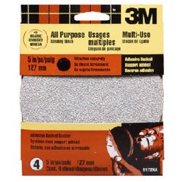 5-Pk., 5-In. Fine-Grit All-Purpose Power Sanding Disc