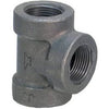 Pipe Fitting, Black Tee, 1-1/4-In.