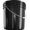 Industrial Pail, Black Plastic, 5-Gals.