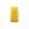 Eaton Cooper Wiring Arrow Hart Straight Blade Connector 15A, 125V Yellow (125V, Yellow)