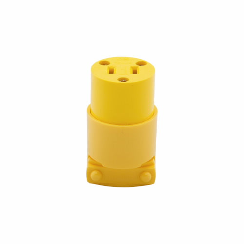 Eaton Cooper Wiring Arrow Hart Straight Blade Connector 15A, 125V Yellow (125V, Yellow)