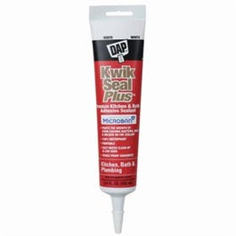 5.5-oz. Kwik Seal Plus White Kitchen/Bath Microban Caulk