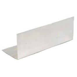 Aluminum Prebent Flashing Shingle, 2.5 x 2.5 x 7-In.