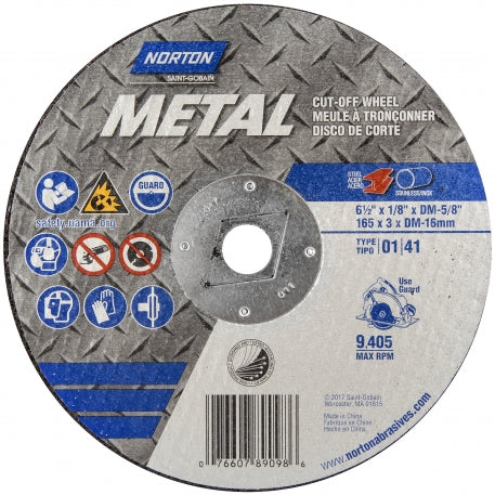 Norton Metal A AO Type 01/41 Circular Saw Cut-Off Wheel 7