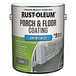 Porch & Floor Urethane Finish, Pewter Satin, 1-Gallon