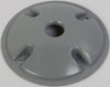 COVER ROUND SINGLE 1/2  HOLE-GRAY