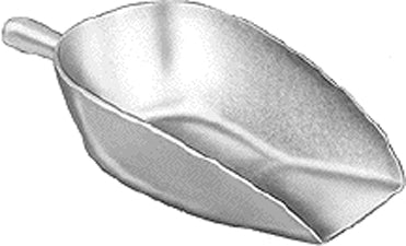 ALUMINUM SCOOP 6OZ CAPACITY