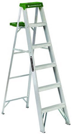 6  ALUMINUM STEPLADDER T-II