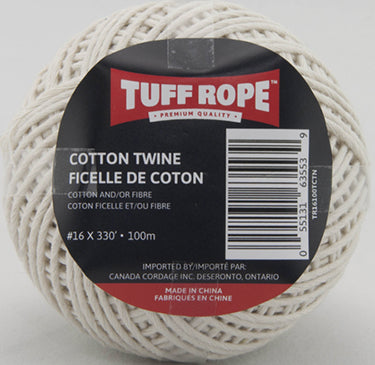 TWINE CBL COTTON #16 X 330 FT