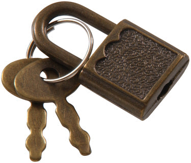 ANTIQUE BRASS PADLOCK