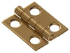 2  SOLID BRASS NARROW HINGE