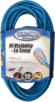 50 14/3 HIVIS BLUE LOW TEMP CORD