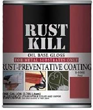 ALKYD QT MATTE BLACK RUSTKILL