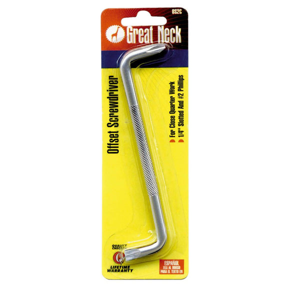 Great Neck #2 Phillips 4-1/8 In. Offset Screwdriver