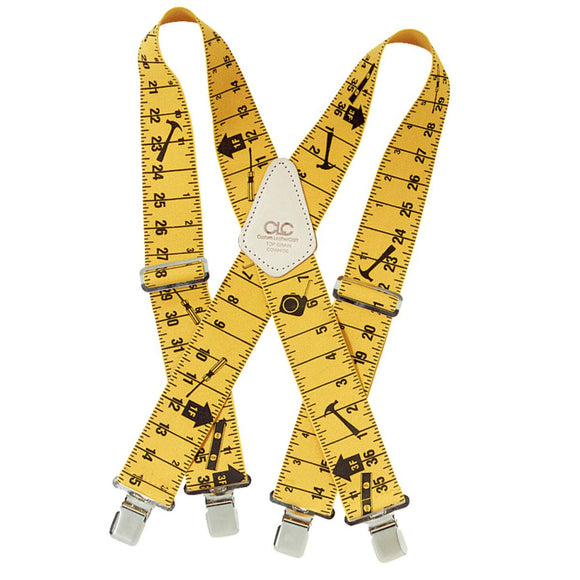 Custom Leathercraft Ruler Pattern Work Suspenders