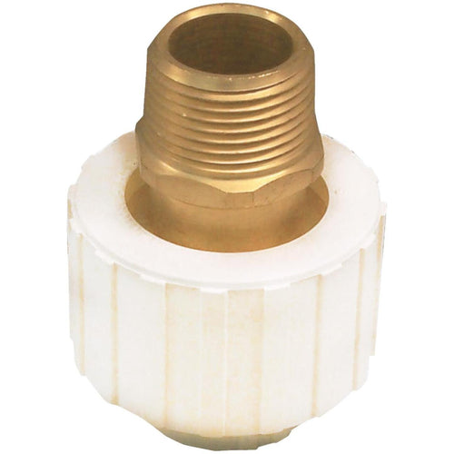 Genova 3/4 In. x 3/4 In. Slip x MIP CPVC Transition Brass Union