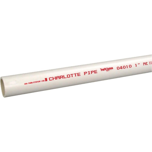 Charlotte Pipe Flow Rates Charlotte Pipe 1 In. x 10 Ft.Cold Water Schedule 40 PVC Pressure Pipe ...