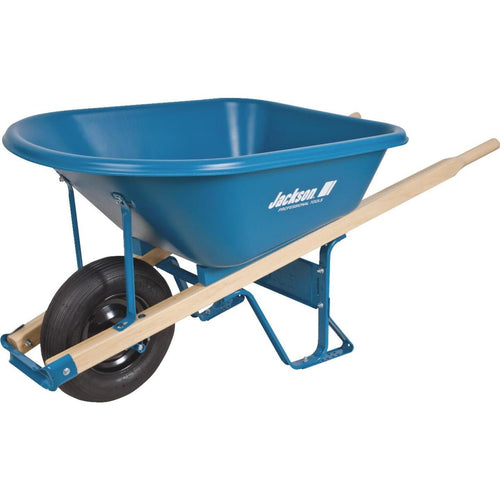 Jackson Contractor 6 Cu. Ft. Poly Wheelbarrow