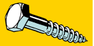 Midwest Fastener Hex Lag Screws 1/2 x 4