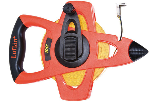 Lufkin 1/2 x 300'  Hi-Viz Orange Fiberglass Tape Measure